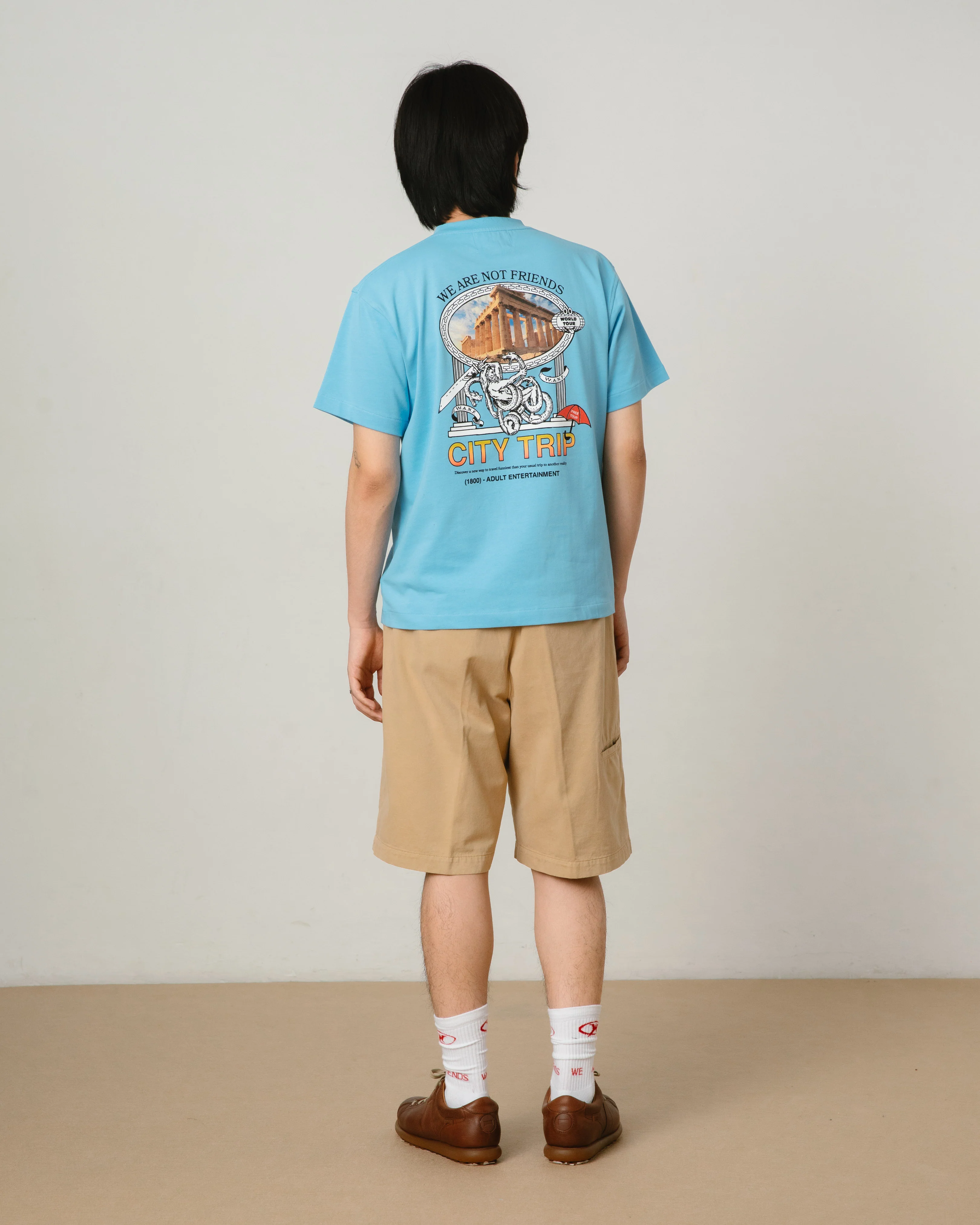 Adult Entertainment Blue T-Shirt - Image 3