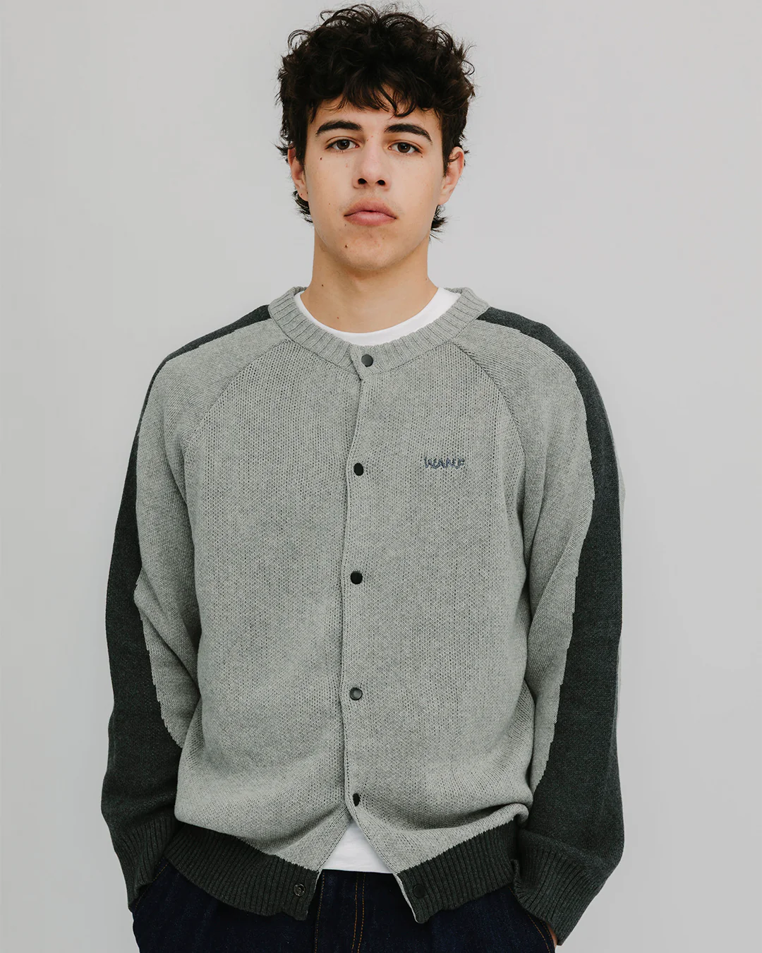 OFFICE GREY CARDIGAN - Image 3