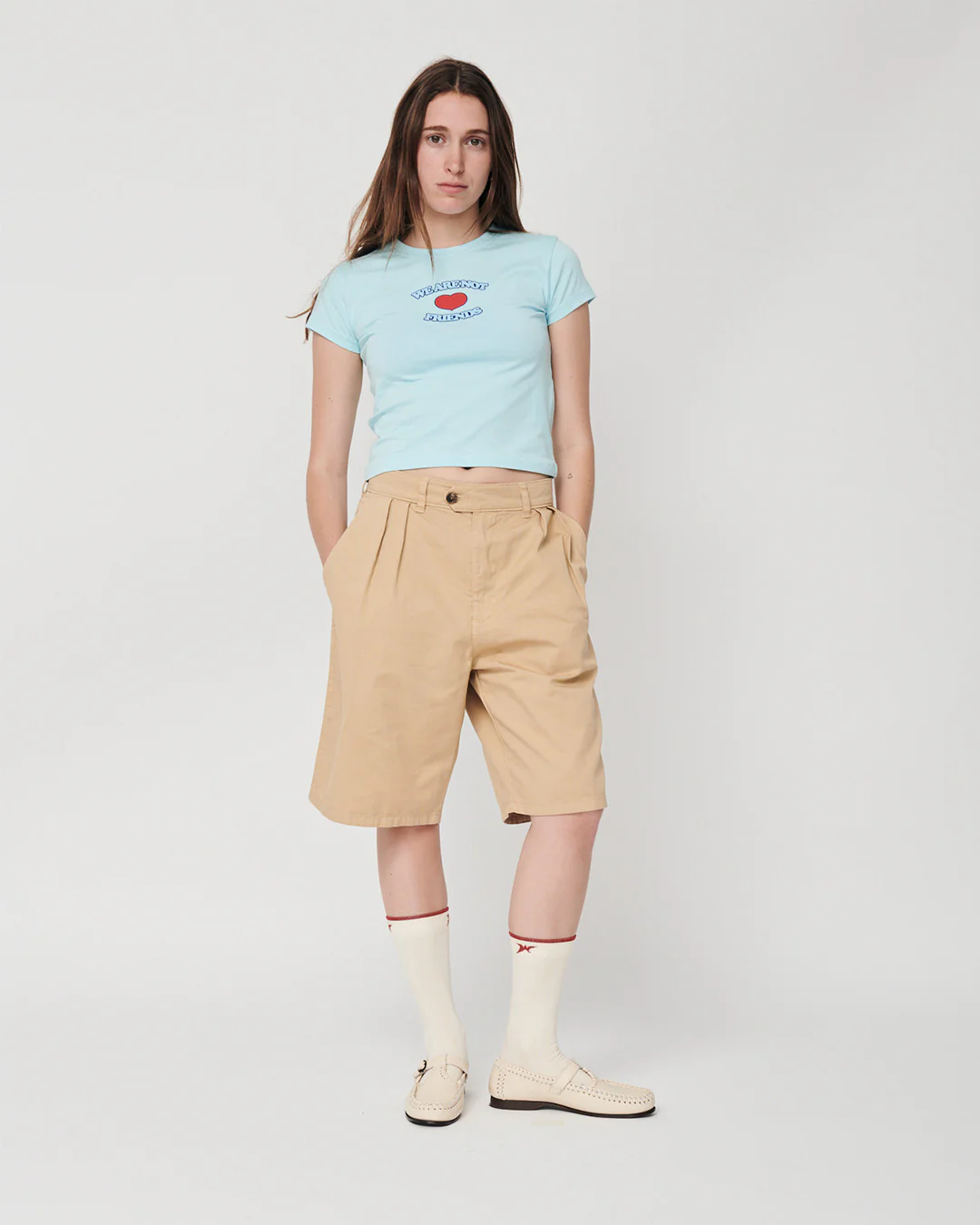 PLEAT CHINO SHORTS - Image 5